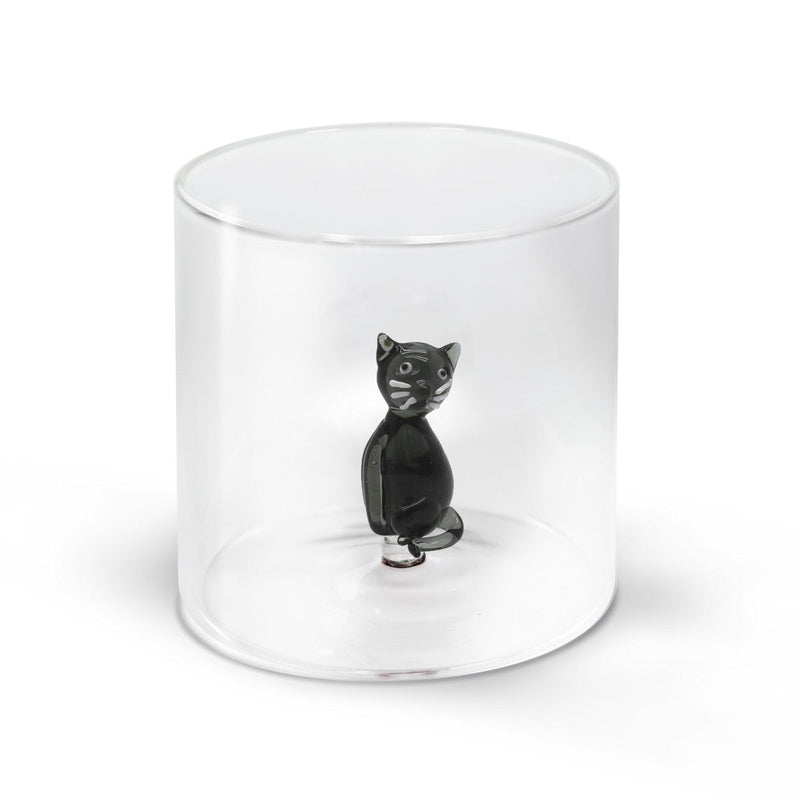 Monterey - Lot De 2 Gobelets Chats - Verre Borosilicate