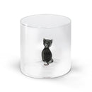 Monterey - Lot De 2 Gobelets Chats - Verre Borosilicate