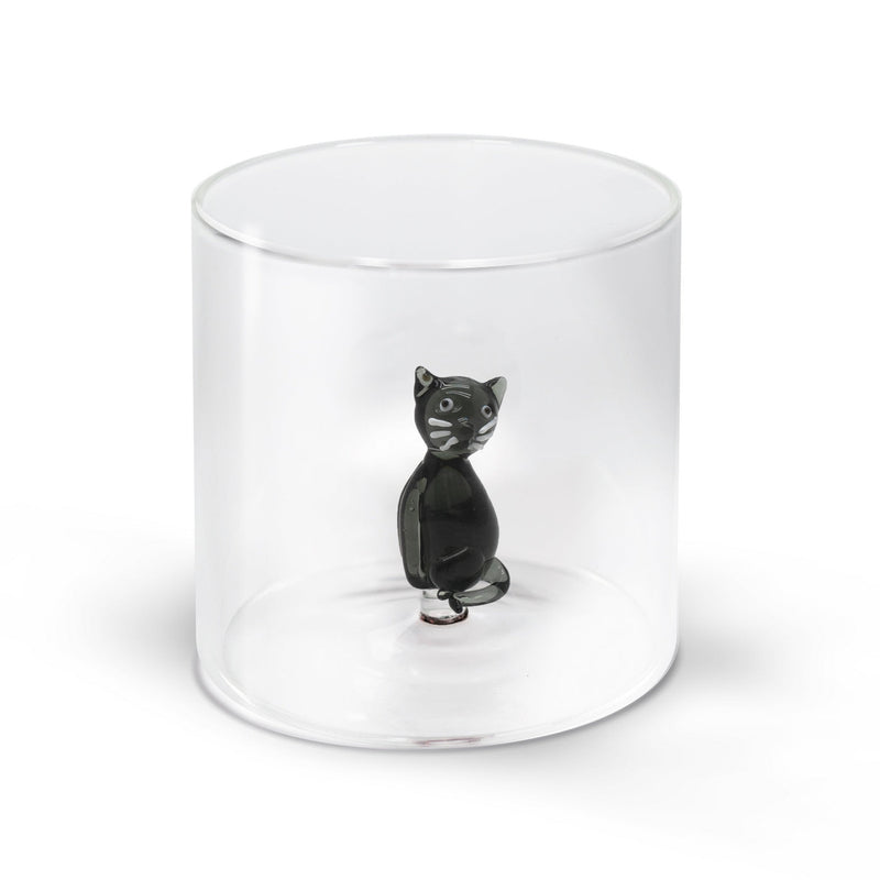 Monterey - Lot De 2 Gobelets Chats - Verre Borosilicate