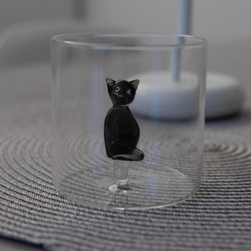 Monterey - Lot De 2 Gobelets Chats - Verre Borosilicate