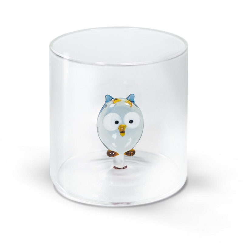 Monterey - Lot De 2 Gobelets Chouettes - Verre Borosilicate
