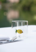 Set of 4 Borosilicate Glass Tumblers - Lemon Figurine