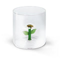 Juego De 4 Vasos De Vidrio Borosilicato - Figura Margarita
