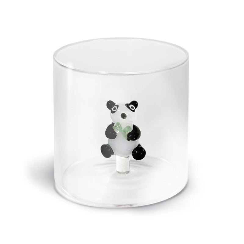 Monterey - Lot De 2 Gobelets Pandas - Verre Borosilicate