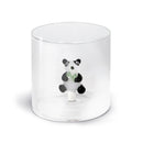 Borosilicate Glass Tumbler - Panda Figurine
