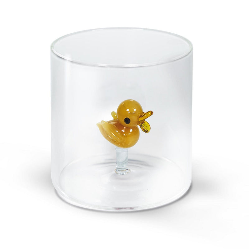 Gobelet En Verre Borosilicate - Figurine Canard