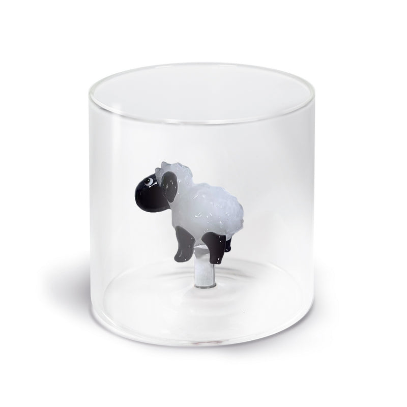 Gobelet En Verre Borosilicate - Figurine Mouton