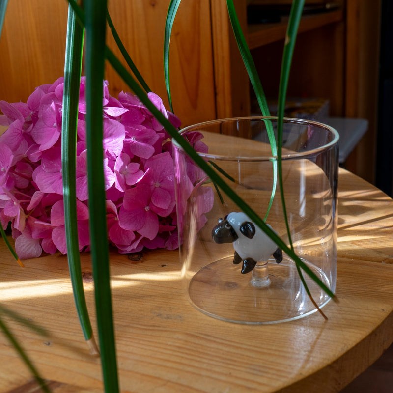 Gobelet En Verre Borosilicate - Figurine Mouton
