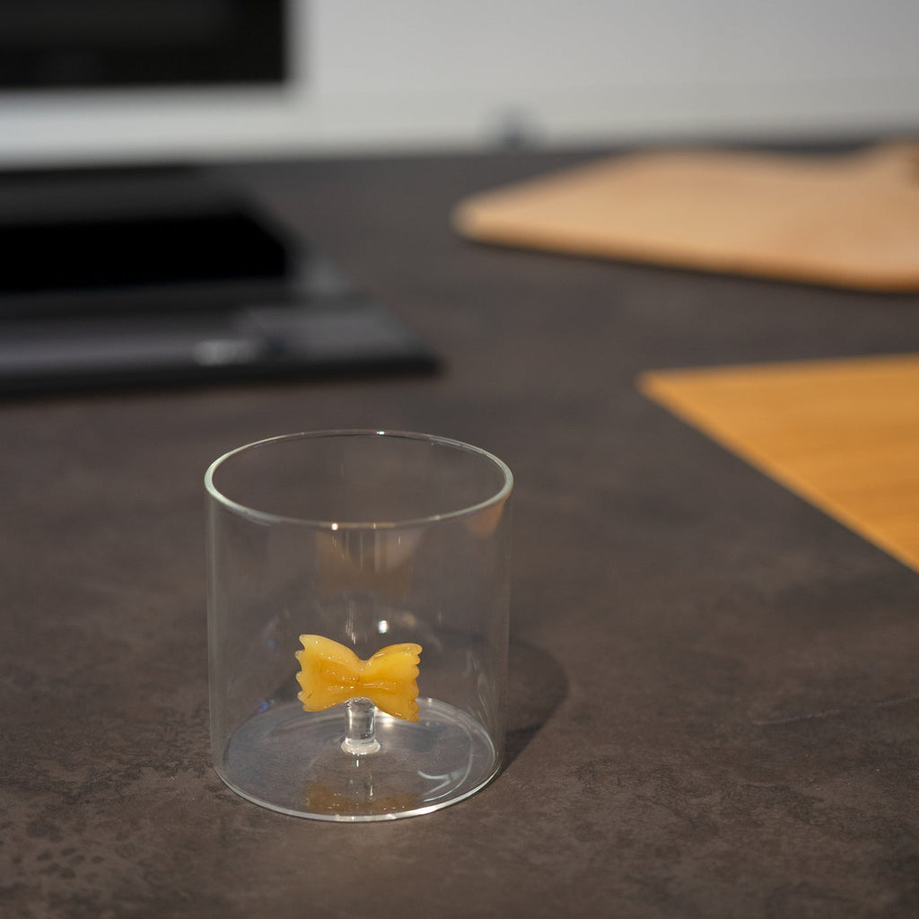 Juego De 4 Vasos De Vidrio Borosilicato - Figurine Farfalla
