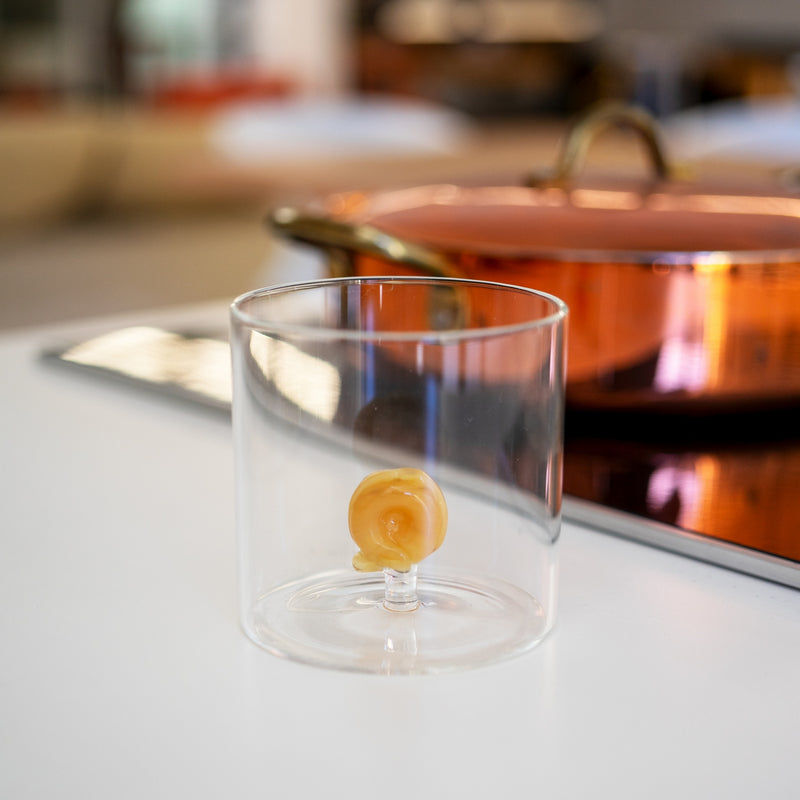 Borosilicate Glass Tumbler - Tortellino Figurine