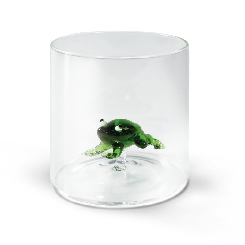 Gobelet En Verre Borosilicate - Figurine Grenouilles