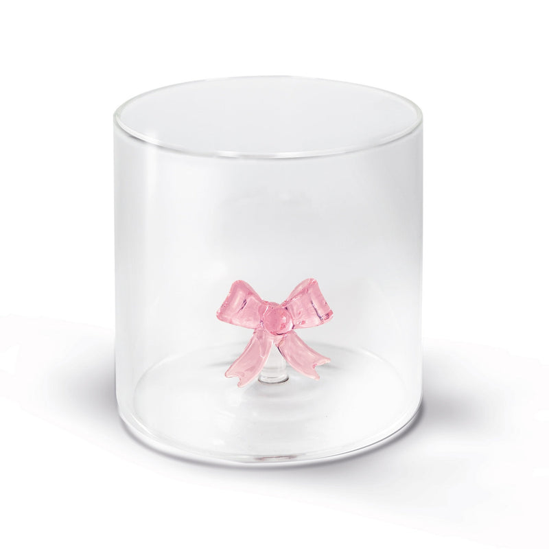 Monterey - Lot De 2 Gobelets Noeud Roses - Verre Borosilicate