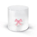 Gobelet En Verre Borosilicate - Figurine Noeud Rose