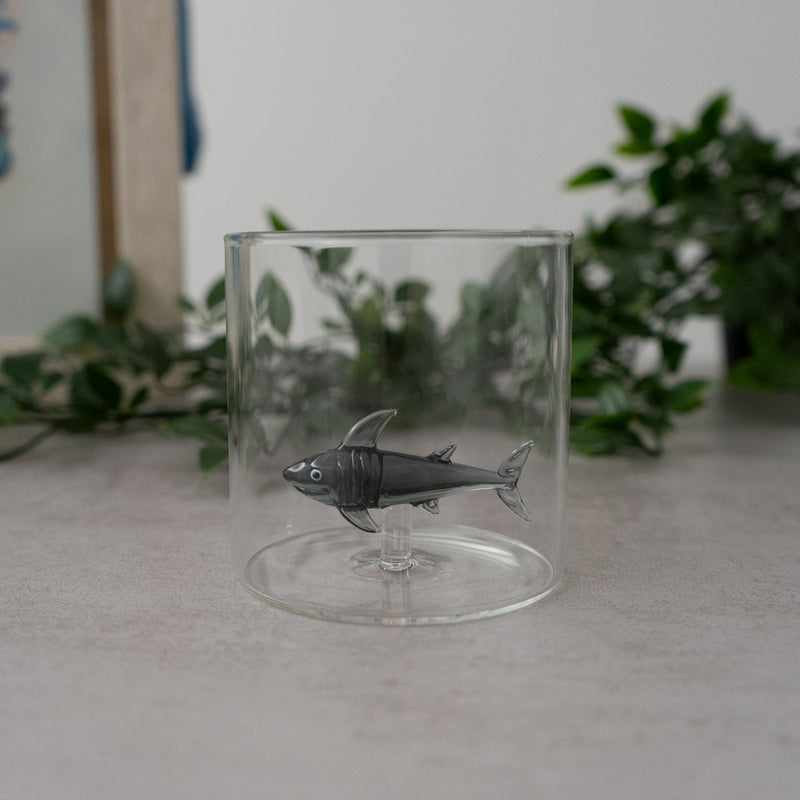 Monterey - Lot De 2 Gobelets Requins - Verre Borosilicate
