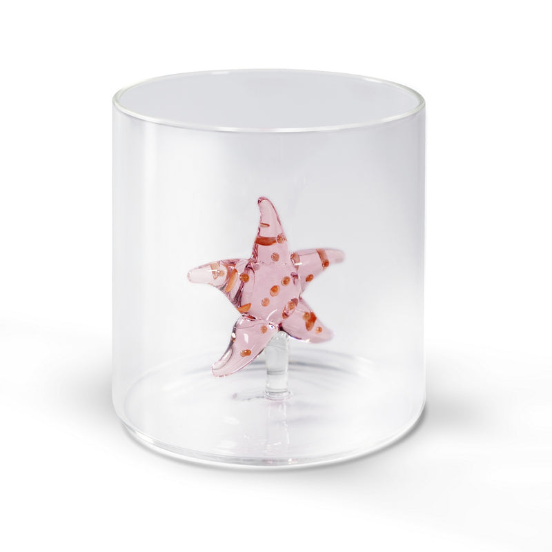 Vaso de vidrio de borosilicato - Figura de estrella de mar