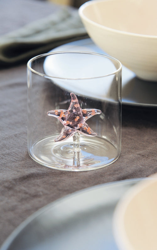 Gobelet En Verre Borosilicate - Figurine Etoile De Mer