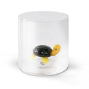 Vaso de vidrio de borosilicato - Figura de tortuga