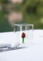 Lote De 4 Vasos De Vidrio Borosilicato - Figura Tulipa