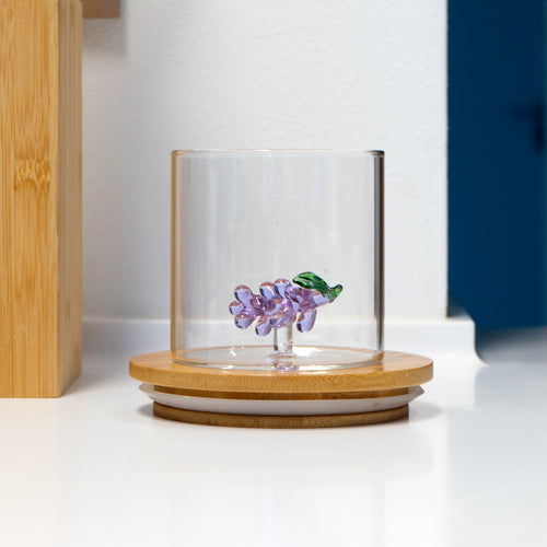 Gobelet En Verre Borosilicate - Figurine Raisin