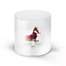 Borosilicate Glass Tumbler - Fox Figurine