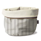 Warming Bread Bag - Grey Striped
