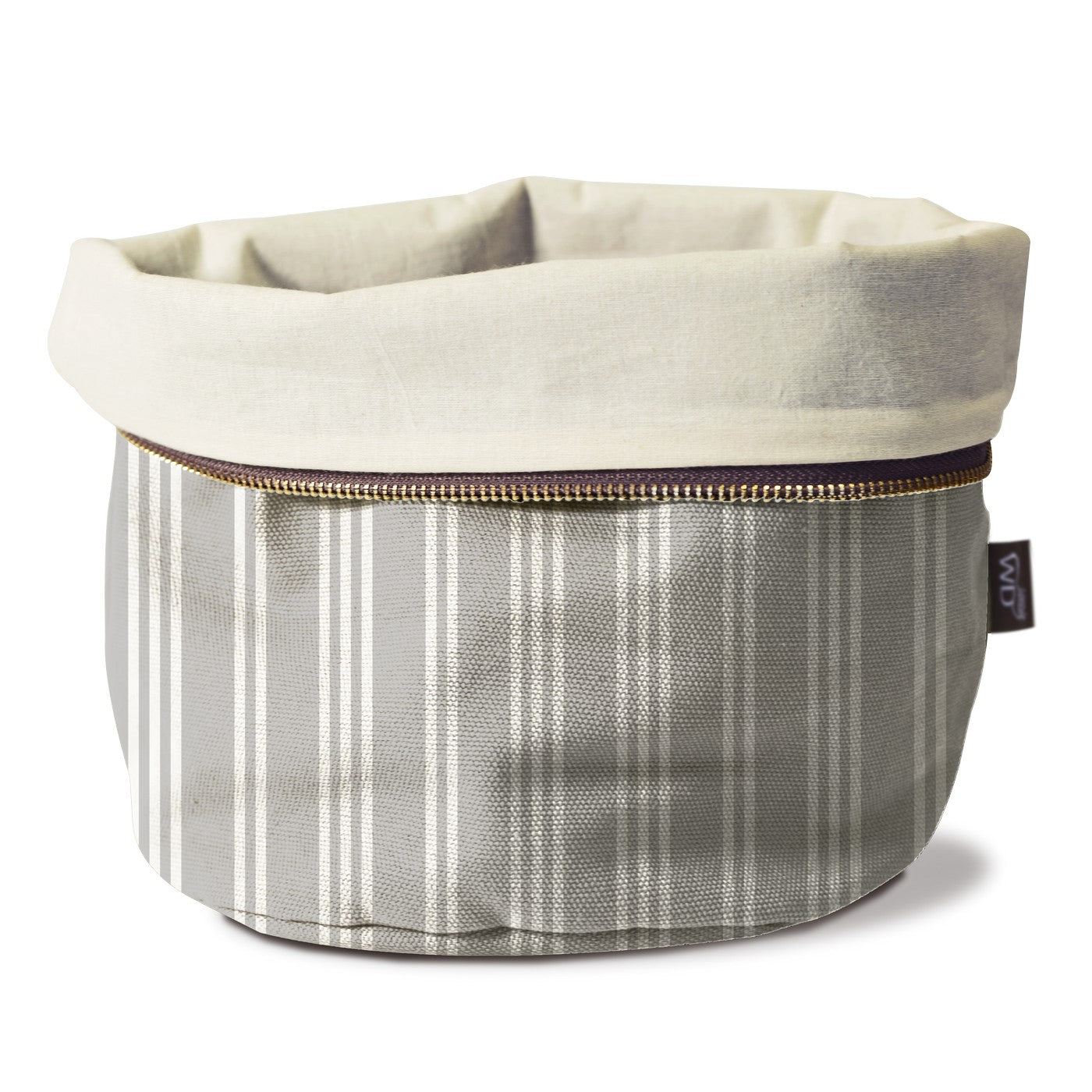 Warming Bread Bag - Grey Striped