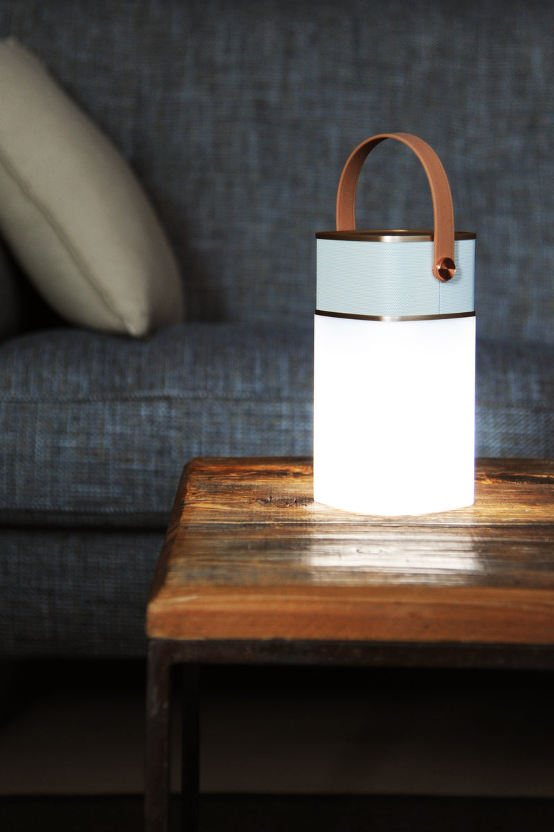 Milano - Enceinte Bluetooth Avec Lumière LED - Or