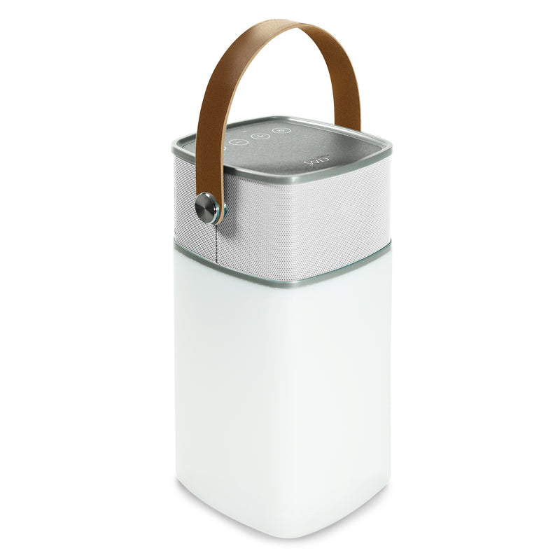 Milano - Enceinte Bluetooth Avec Lumière LED - Argent