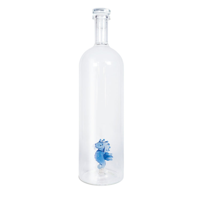 Bouteille En Verre Borosilicate Avec Bouchon - Figurine Hippocampe