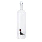 Borosilicate Glass Bottle With Stopper - Seal Figurine