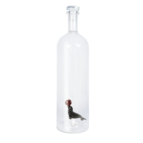 Bouteille En Verre Borosilicate Avec Bouchon - Figurine Phoque