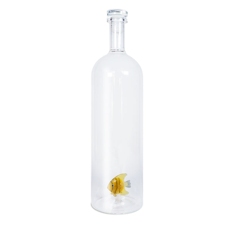 Bouteille En Verre Borosilicate Avec Bouchon - Figurine Poisson Tropical