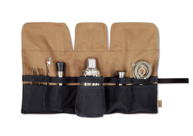 Professional Cocktail Set 9 Pieces In Stainless Steel