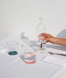 Juego de 6 vasos de vidrio de borosilicato de colores - 6 colores