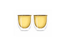 Set of 2 Small Double-Walled Glasses - Yellow