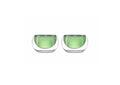 Set De 2 Boles De Vidrio De Doble Pared - Verde