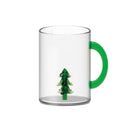 Monterey - Lot De 2 Mugs Sapins - Verre Borosilicate