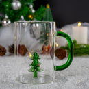 Monterey - Lot De 2 Mugs Sapins - Verre Borosilicate