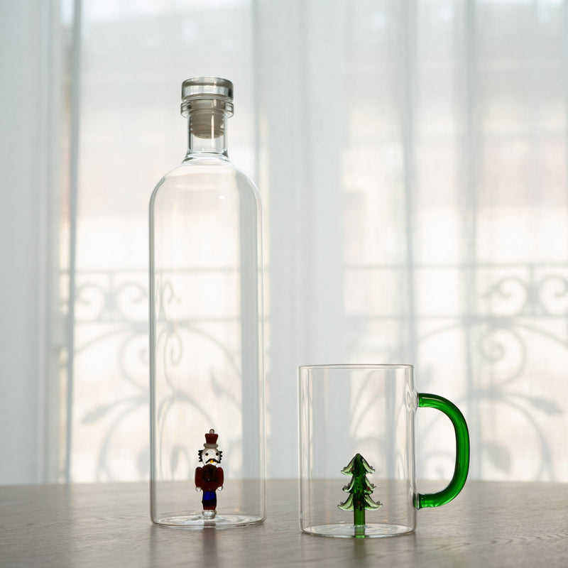 Monterey - Lot De 2 Mugs Sapins - Verre Borosilicate