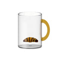 Lote de 4 Mugs de Vidrio Borosilicato - Figura Croissant