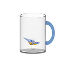 Monterey - Lot De 2 Mugs Papillons - Verre Borosilicate
