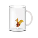 Taza de vidrio de borosilicato - Figura de ardilla