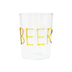 Pack De 4 Copas De Cóctel En Vidrio Borosilicato - Inscripción Beer