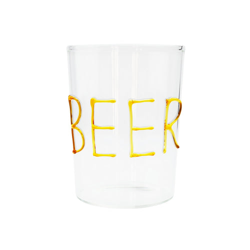 Verre À Cocktail En Verre Borosilicate - Incription Beer