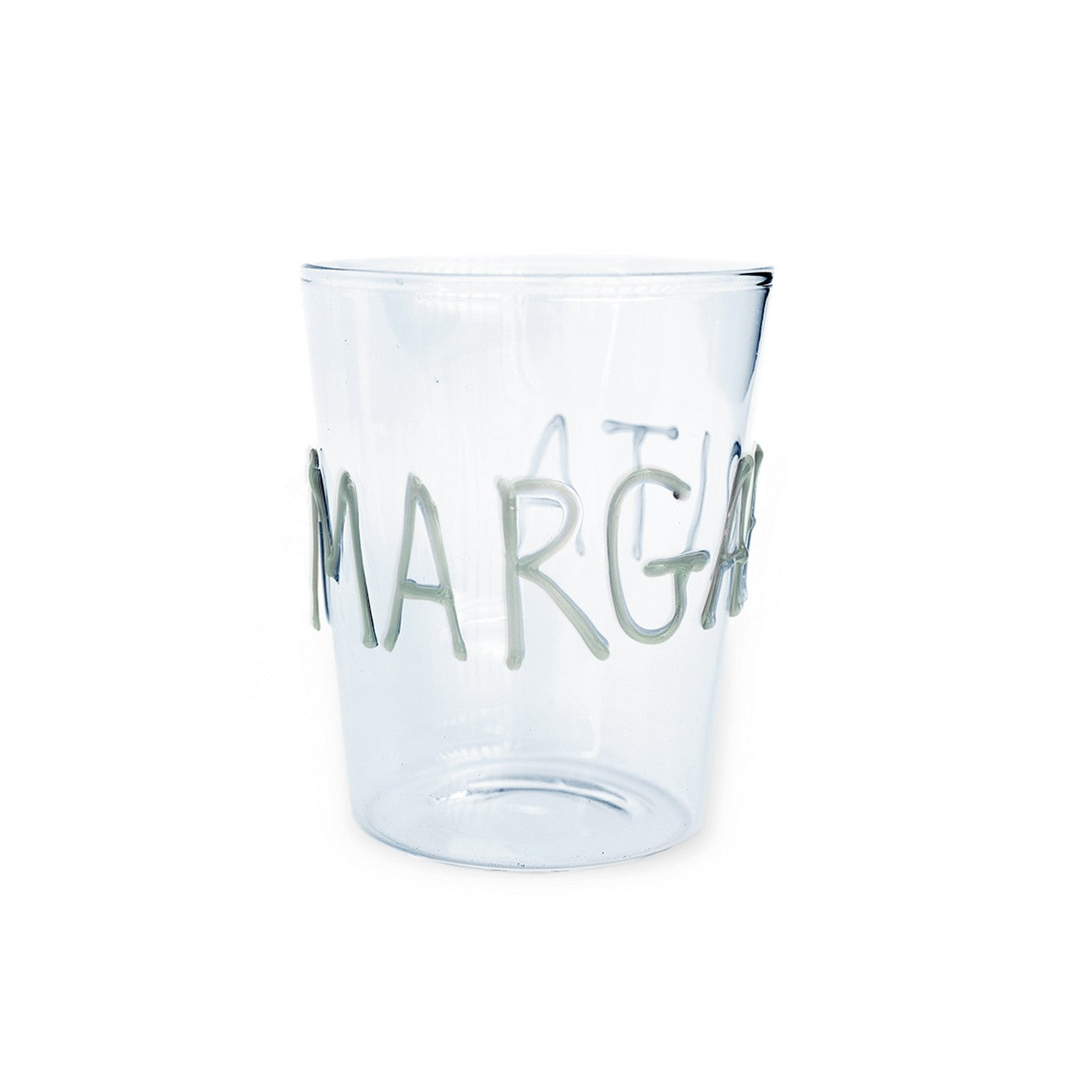 Lote De 4 Copas De Cóctel De Vidrio Borosilicato - Inscripción Margarita
