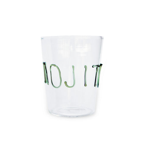 Verre À Cocktail En Verre Borosilicate - Inscription Mojito