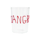 Borosilicate Glass Cocktail Glass - Sangria Inscription