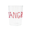 Acapulco - Lot De 2 Verres À Cocktail Avec Inscription « Sangria » Peinte À La Main - Verre Borosilicate