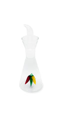Borosilicate Glass Oil Cruet - Chili Pepper Decor