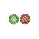 Set De 2 Assiettes De Dessert - Rouge/Vert Pomme